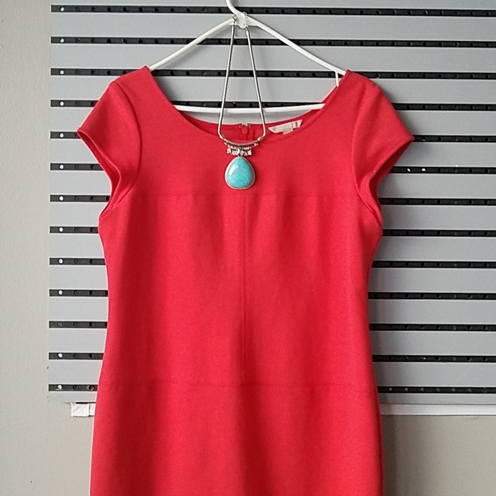 Banana Republic Coral Shift Dress